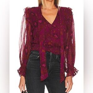 Cleobella Boho Bohemian Olivia Top size M